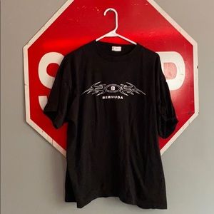 vintage Bahamas black graphic tee